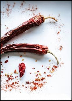 Nice red chili. Poster 50×70 cm