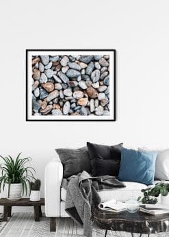 Mixed Pebbles And Stone Pattern