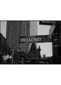 Broadway Street Sign