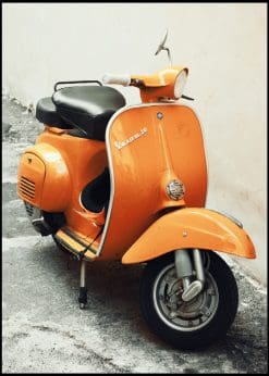 Classic Orange Scooter