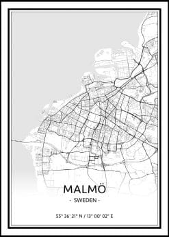 Map of Malmö nr.1