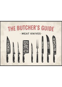 Butcher´s Guide Meat Knives