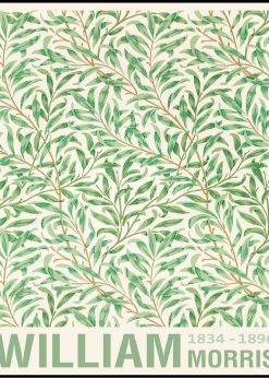 Willow bough by william morris design. Poster 40×50 cm