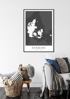 Map of Denmark nr.2