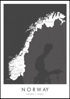 Map of Norway nr.2