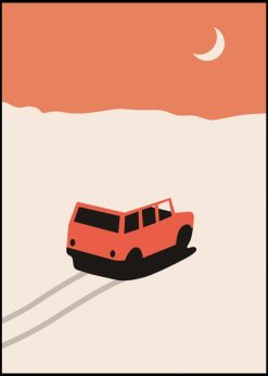 Car in Desert by Florent Bodart