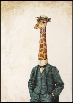 Elegant Giraffe by Mike Koubou